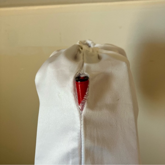 Michael Michael Kors Alessa Medium Pebbled Leather Satchel in Red - Picture 14 of 14